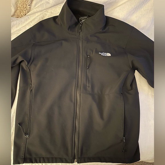 Men’s NORTH FACE black fleece jacket - size LARGE - Picture 3 of 7